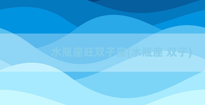 水瓶座旺双子座(水瓶座 双子)